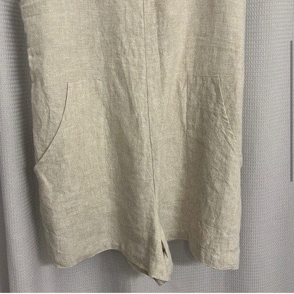 ozma simone romper natural oatmeal size small - Picture 6 of 7